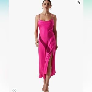 Cowl Neck Slip Dress